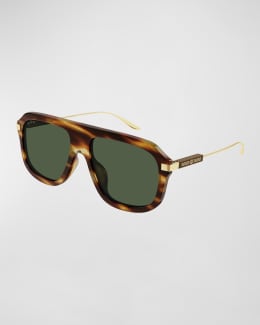 オッシー様　2-17,4-37,7-98 Gucci Square Acetate Sunglasses, Black | Neiman Marcus