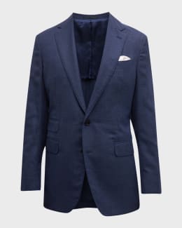 お歳暮 2024 Label Purple Lauren Ralph Men's Wool Hand-Tailored Hadley ジャケット・アウター