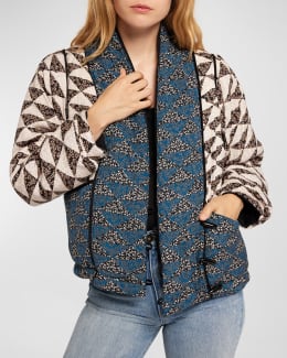 Ramy Brook Daniella Floral Crochet Jacket