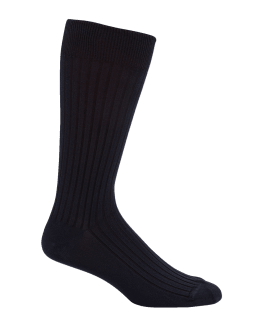Ribbed 100% Cotton Socks – Shoes of Stefan