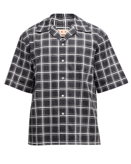 Balmain Men's Mini Monogram Camp Shirt | Neiman Marcus
