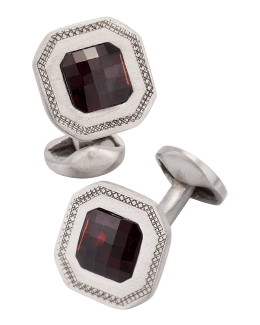 Quadrato cufflinks with navy enamel & clear Swarovski elements – Tateossian  USA