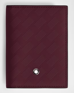 モンブラン ノート 146 エクストリーム 3.0 カシスレザー 134705 Men's Extreme 3.0 Embossed Leather Bifold Card Holder | Neiman Marcus