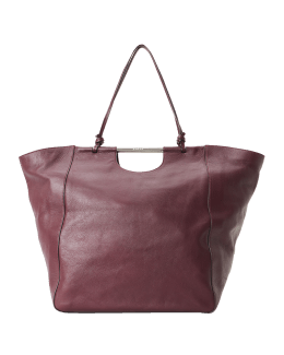 Hereu Cala Small Canvas Tote Bag, Beige/Chestnut, Women's, Handbags & Purses Tote Bags & Totes