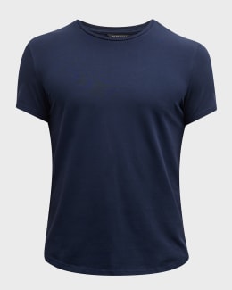 Theory｜SHORT-SLEEVED ROUND NECK T-SHIRTS (PRECISE TEE I Cotton Jersey Precise Tee | Theory