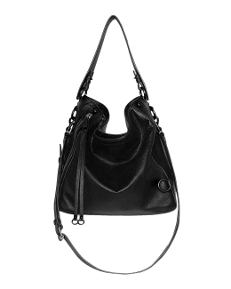 MICHAEL Michael Kors Lena Large Leather Hobo Bag in Metallic
