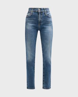 Jeans Blu Chic Con Fascia In Vita Elastica Taglia Donna 10 Petite
