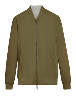 Louis Vuitton green Dune Bomber Jacket