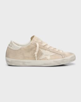 Golden Goose Superstar Mixed Leather Sneakers Neiman Marcus