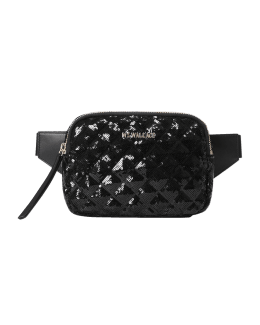 Madison Sequins Quilted Belt Bag