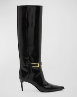 【関税＆送料込み】Saint Laurent Jill 75 Booties In Smooth Saint Laurent Jill Booties in Smooth Leather | Saks Fifth Avenue