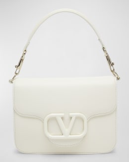 Valentino Small Locò Leather Shoulder Bag