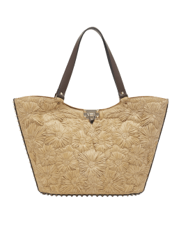 Louis Vuitton Giant Monogram Embroidered Canvas Calfskin Braided Capuc in  2023