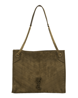 Saint Laurent Brown 'Le Monogramme Cœur' Bag Saint Laurent