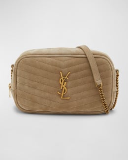 Saint Laurent Lou Mini YSL Camera Bag in Smooth Quilted Leather Neiman Marcus