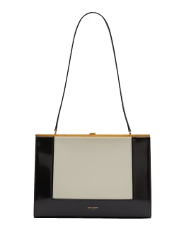 Yves Saint Laurent Small Manhattan Box Leather Bag (LZXZ) 144030000231 PS/DU