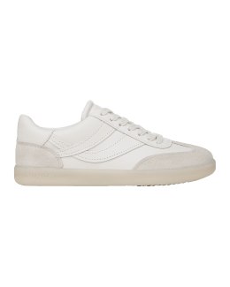 Vince Oasis Mixed Leather Retro Sneakers | Neiman Marcus
