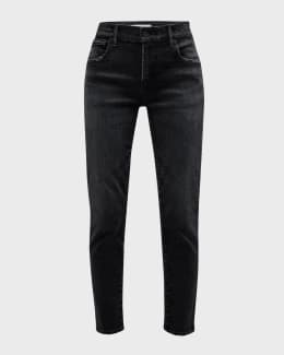 7 FOR ALL MANKIND Womens Navy Stretch Zippered Pocketed Frayed Ankle Skinny Jeans