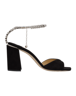 125mm Saeda Suede Platform Sandals