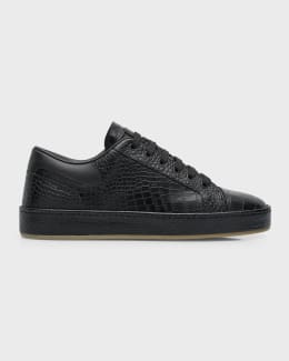 Giuseppe Zanotti Men's GZ 94 Crystal Leather Low Top Giuseppe Zanotti Men's GZ 94 Crystal Leather Low Top