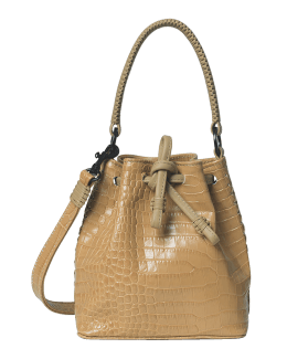 Strathberry Lana Midi Leather Bucket Bag - Green Bucket Bags, Handbags -  STRAT20747