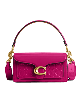 COACH Signature Patent Leather Small Penn - Macy's