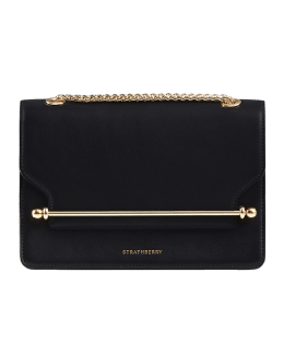 Strathberry Leather Box Crescent Shoulder Bag | Harrods PA