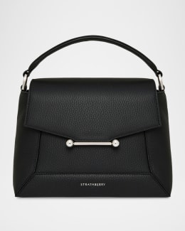 STRATHBERRY Mosaic Nano Studded Leather Top-Handle Bag