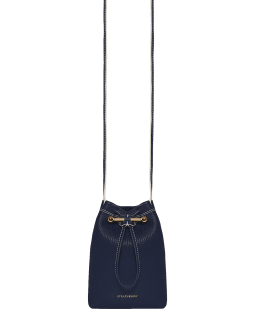 Navy Lana Osette cashmere blend bucket bag - Collagerie
