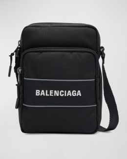 Balenciaga Men's Explorer Crossbody Messenger Bag | Neiman