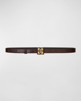 Ferragamo Gancini Leather Belt Neiman Marcus