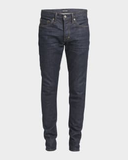 TOM FORD Men's Selvedge Denim Slim-Leg Jeans | Neiman Marcus