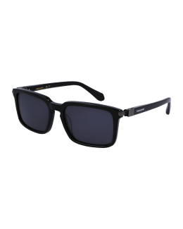 Ferragamo Men s Square Sunglasses with Metal Detail Neiman Marcus
