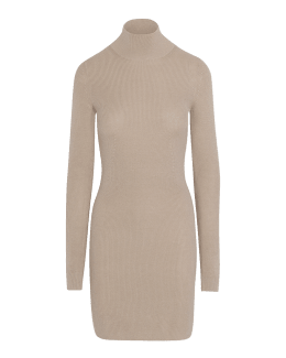 Splendid Koda Long-Sleeve Belted Lurex Sweater Dress