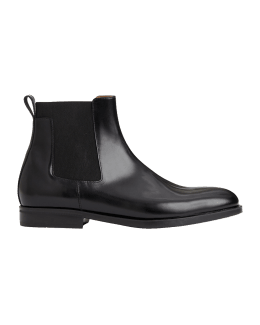 Giorgio Armani Men s Leather Chelsea Boots Neiman Marcus