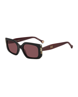 LOUIS VUITTON Acetate Square Loya Transparent Sunglasses Z1459E