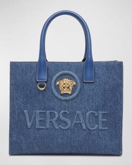 Versace Kleio Flap Leather Chain Shoulder Bag | Neiman Marcus