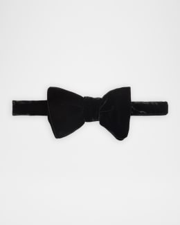 TOM FORD Men's Rib Textured Silk Bow Tie | Neiman Marcus