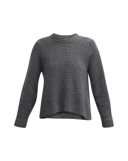 Navy Ophelia wool-blend sweater, The Row