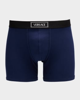 Versace Men's Monogram Logo Briefs | Neiman Marcus