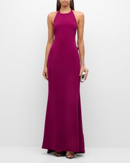 Rayna One Shoulder Draped Gown – THEIA
