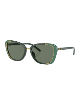 Tory burch metal brow bar sunglasses hotsell