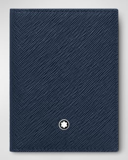 Bottega Veneta Men's Intrecciato Bicolor Leather Zipped Card