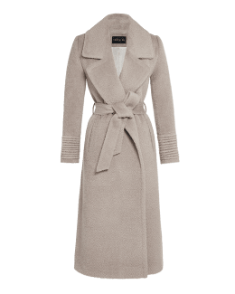 Sentaler Alpaca Wool Hooded Wrap Coat Neiman Marcus
