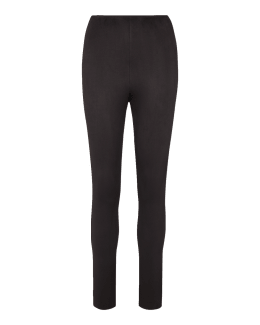 Andrew Marc Women's High Waist Faux Denim Full Length Legging, Regular and  Plus Sizes, Black Slit at  Women's Clothing store