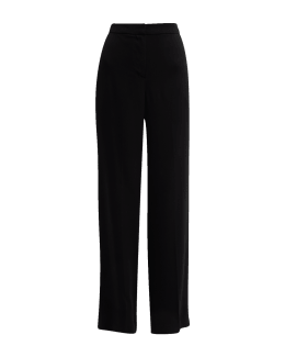 NWOT Polo Ralph Lauren Women's Black Velvet Stretch Waist Pants