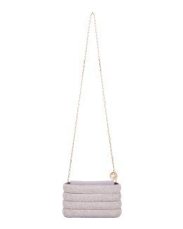 Maria Oliver Malala Crocodile Clutch Bag with Chain Strap
