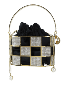 Rosantica Holli Crystal Fringe Top Handle Bag, Louis Vuitton Neverfull Tote  400245
