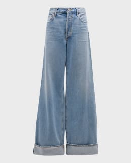 AGOLDE Harper Mid-Rise Relaxed Straight Jeans | Neiman Marcus