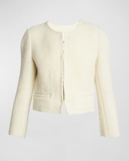 HONESTLY LOVE YOU TWILL CROP JACKET